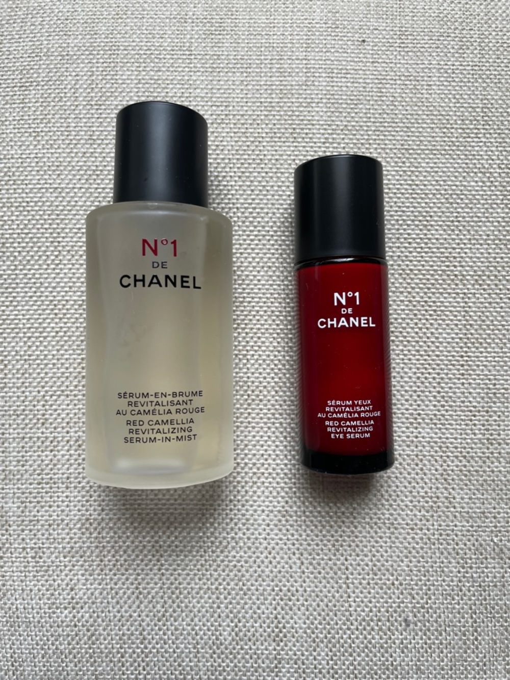 CHANEL N°1 Revitalizing Serum & Eye Serum - Clear and Red